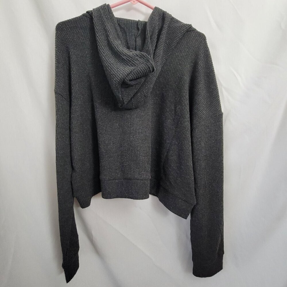 NEW Adrienne Vittadini Sport Women's Hoodie Gray XL pullover athleisure NWT - Picture 4 of 11